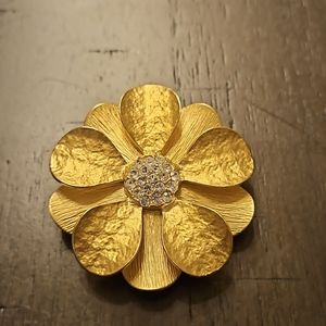 *3 for $30* Premier Designs matte gold broach
